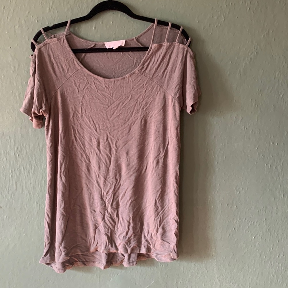 green cut out top